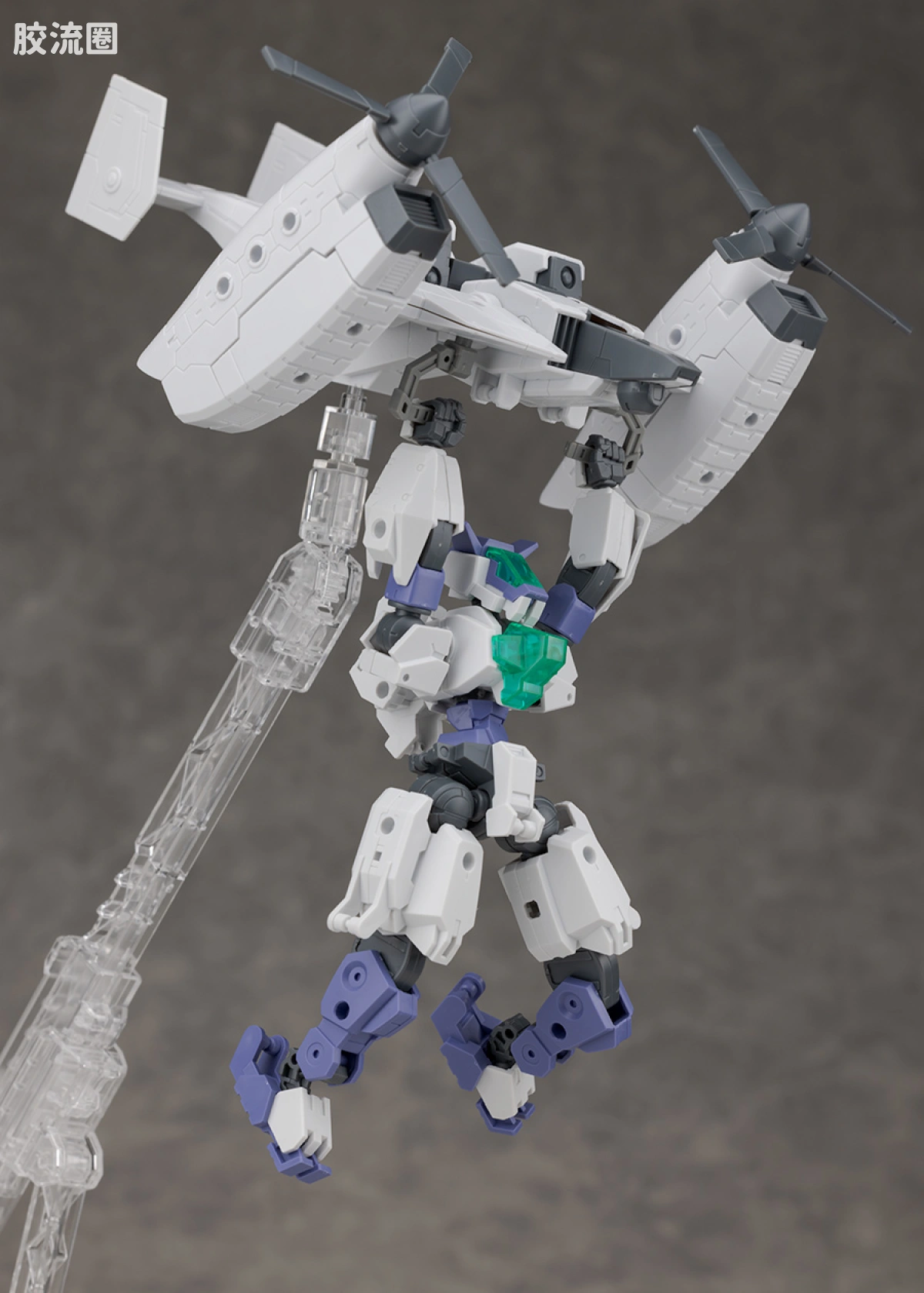 30MM 1/144 Extended Armament Vehicle EXA Vehicle(倾转旋翼机Ver.) - 图片